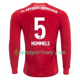 Koszulka Bayern Monachium Mats Hummels 5 Domowe Koszulki Piłkarskie 2019-2020 Długi Rękaw